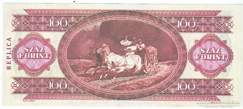 Magyarország 100 forint 1957 REPLIKA