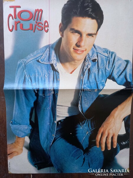 Original popcorn magazine double-sided poster Tom Cruise 29x41 cm