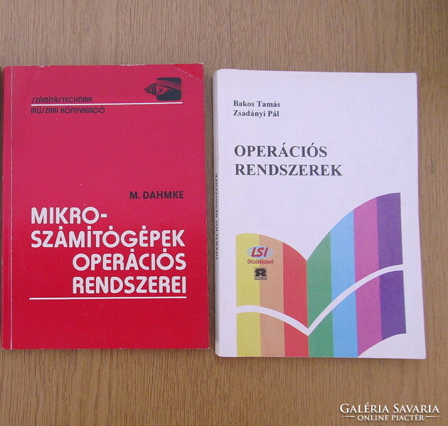 Microcomputer operating systems (m. Dahmke) / operating systems (bakos-zsadányi)
