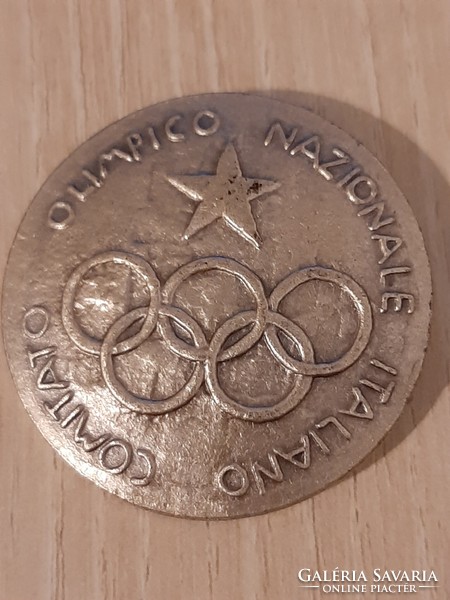 Emilio Greco medal of the Italian National Olympic Committee 1960 in its own case