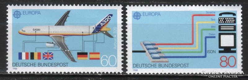 Postatiszta Bundes 2505 Mi 1367-1368      2,80 Euró