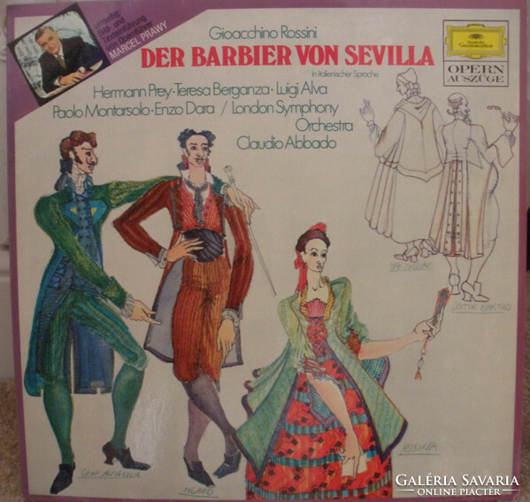 Rossini,Prey,Berganza,Alva,Montarsolo,London Symphony Orch.,Abbado - Der Barbier Von Sevilla (L P)