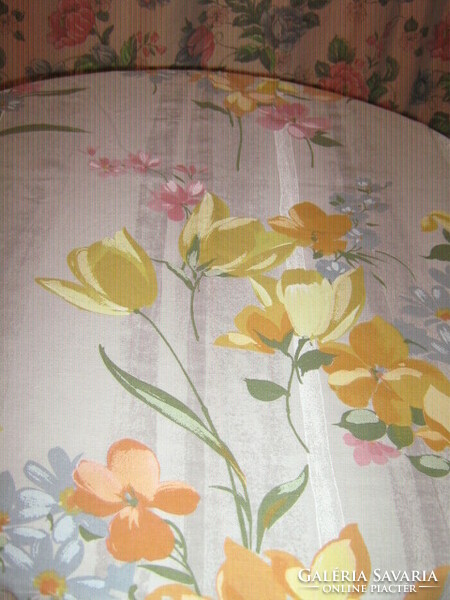 Pair of beautiful vintage spring floral blackout curtains