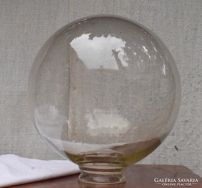 Lámpabúra gömb üveg búra kandelláber lámpa nagy méret 40 cm átmérő