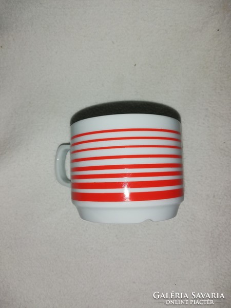 Zsolnay art deco striped coffee cup