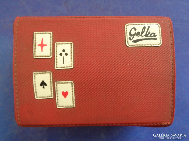 Gelka in advertising holder, Tungsram card deck