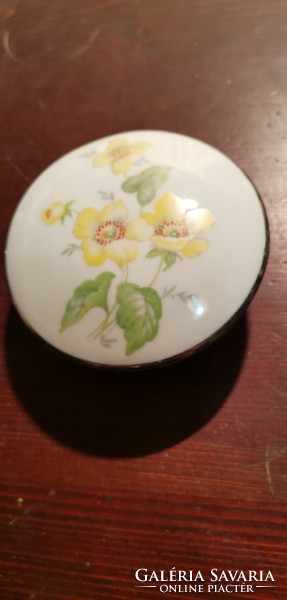 Drasche porcelain floral bonbonier jewelry holder