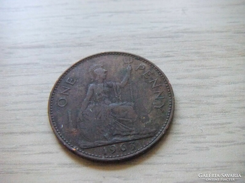 1 Penny 1963 England