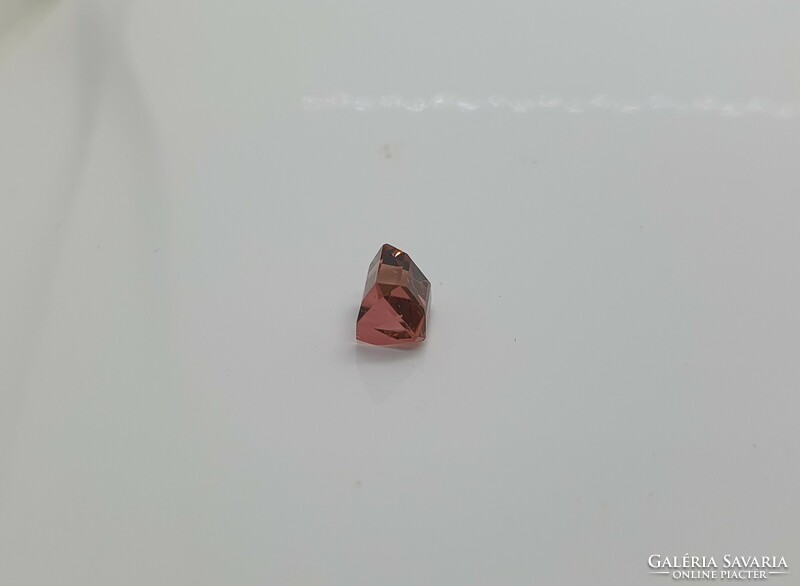 Peach tourmaline 1.53 Carats. With certification.