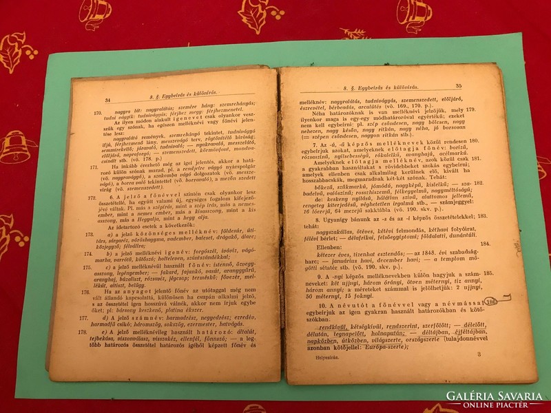 Imre Putnoky / rules of Hungarian spelling - official edition. 1938