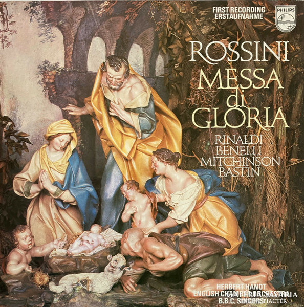 Rossini-rinaldi, benelli, mitchinson, bastin, handt, english chamber orch., - Messa di gloria (lp)