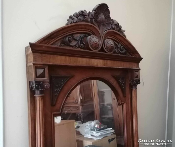 Carved mirror / height 221 cm / width 111 cm