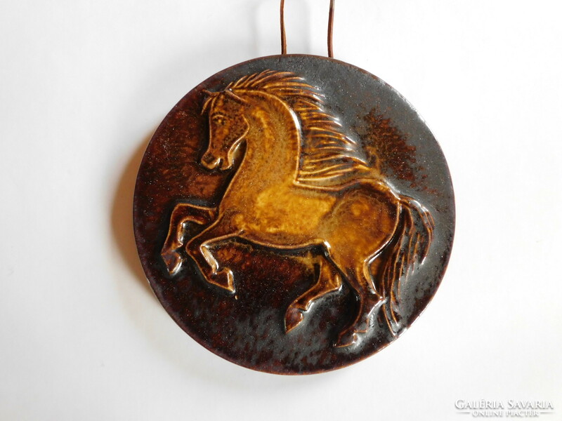 Steuler equestrian ceramic wall decoration