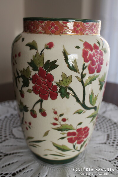 Zsolnay vase in pair - lamp