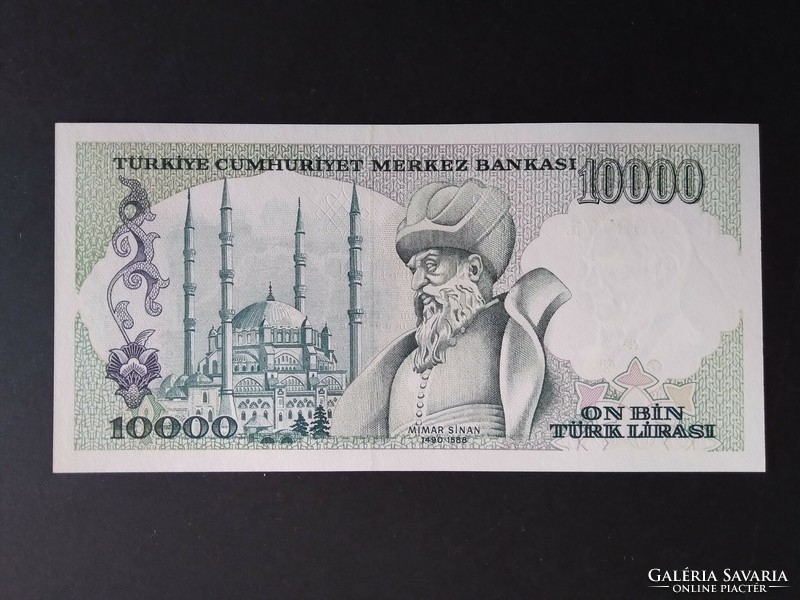 Törökország 10000 Lira 1989 Unc