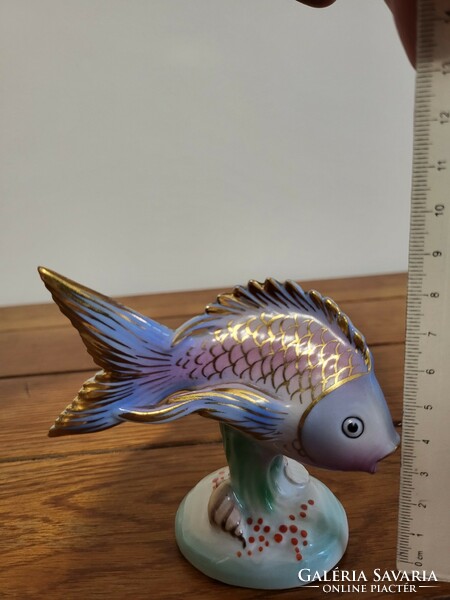 Drasche porcelain fish sculpture