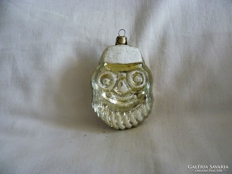 Old glass Christmas tree decoration - an interesting, transparent decoration!
