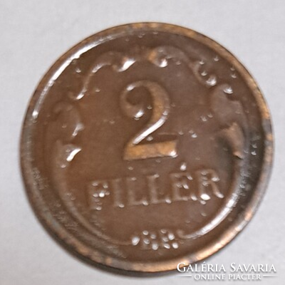 1939. Hungary 2 pennies (851)