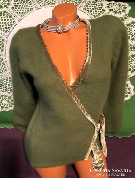 Beautiful angora knitted jacket s