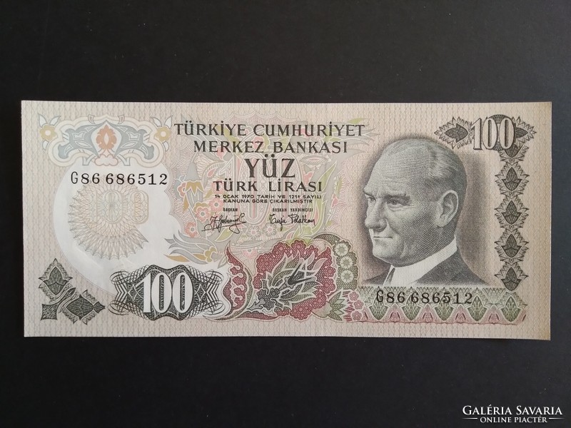 Turkey 100 Lira 1979 oz
