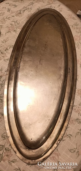 Grandiózus ezüst (halas) tálca 1,87 kg