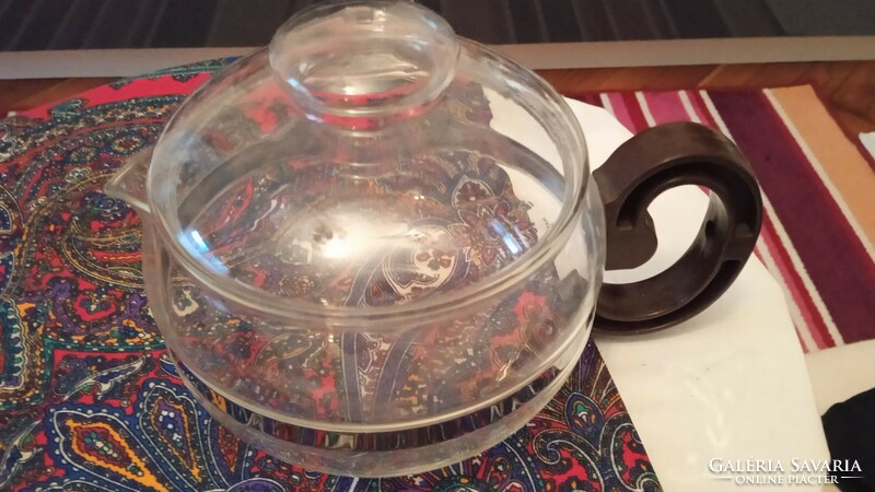 Elegant glass teapot approx. 1 liter