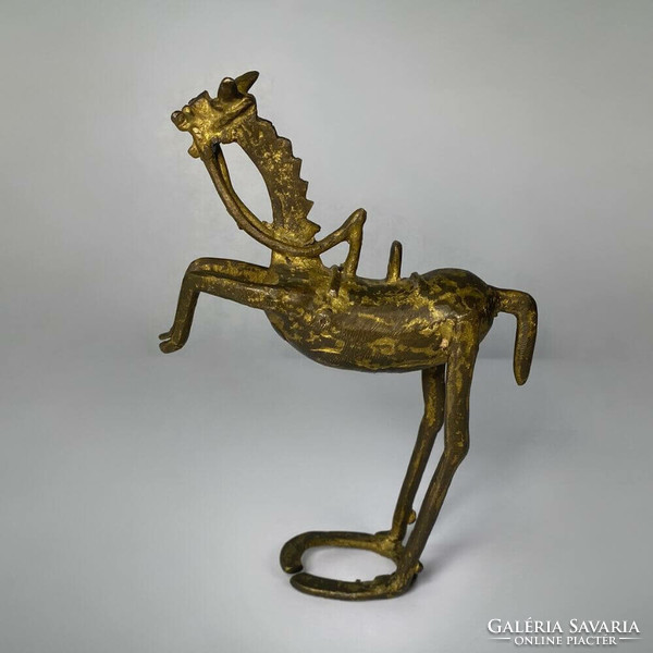 Mid-century bronz ló szobor