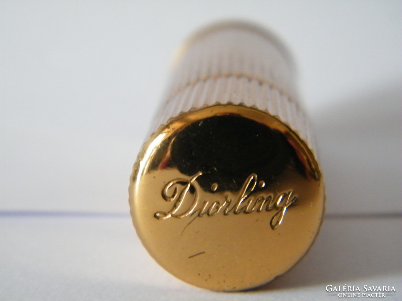 Vintage Christian Dior Diorling mini parfümtartó, tölthető üveg