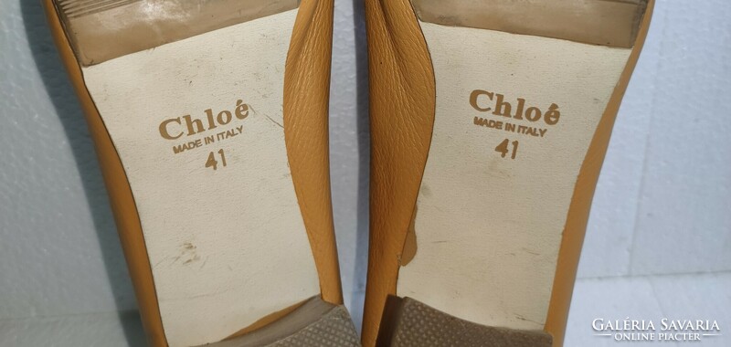 Chloé original luxury brand designer leather shoes size 40