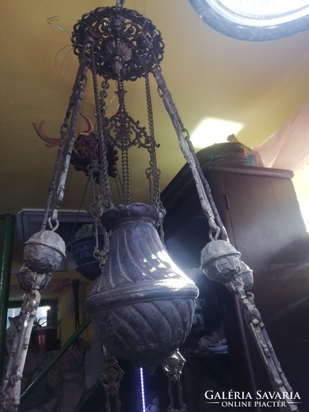Gyűjteményből Lüszter lámpa Ampíre nagy méretű figurális 2.