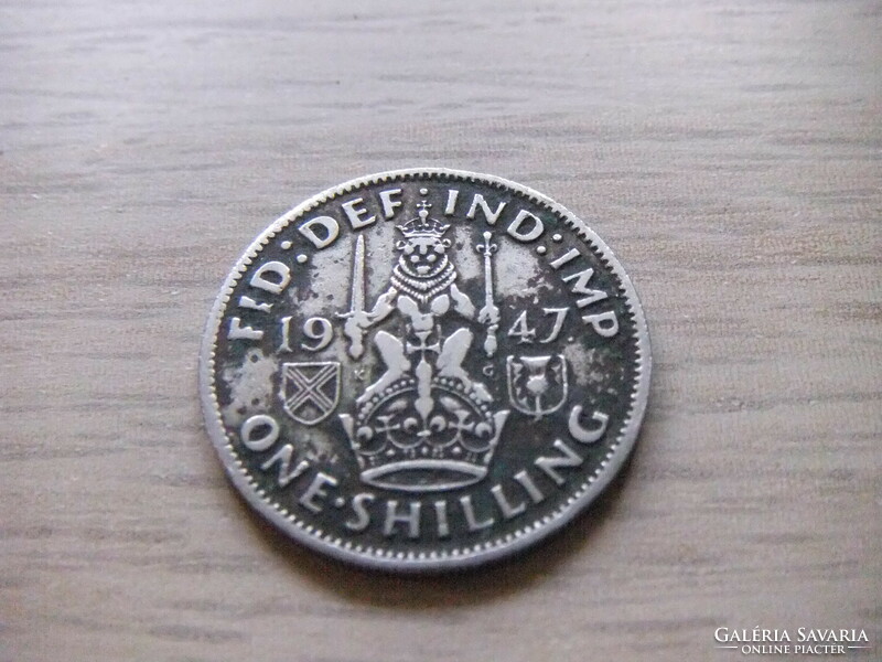 1 Shilling 1947 England (coat of arms of Scotland opposite seated lion above the crown)