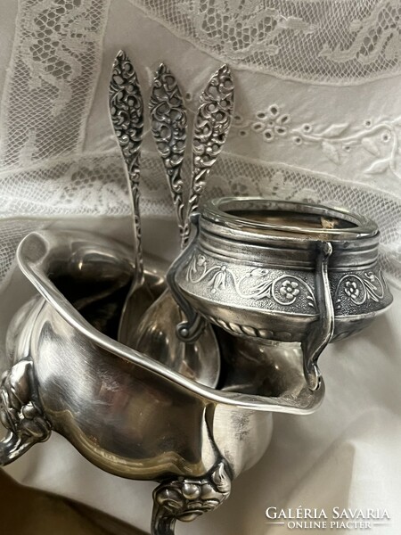 Silver plated spice spoon