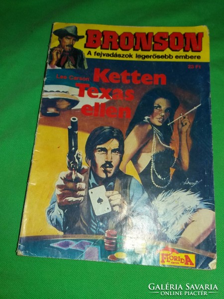 1989 bronson western crime publication newspaper two against texas according to pictures florida books