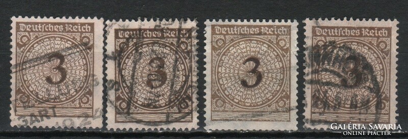 Deutsches reich 0820 mi 338 p, w a, b 70,80 euro