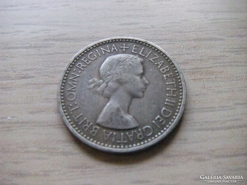 1 Shilling  1953   Anglia  ( Angol címer Három Oroszlán a Koronázási Pajzson  )