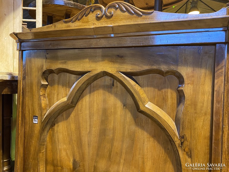 Single-door Bieder walnut cabinet, in good condition.