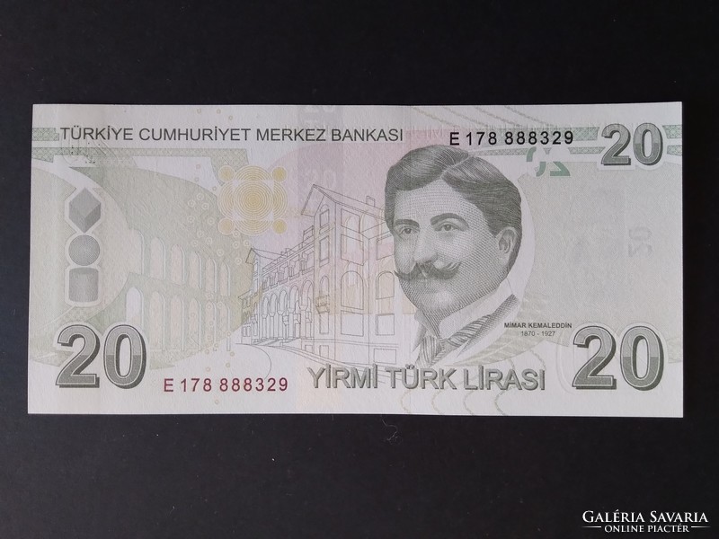 Törökország 20 Lira 2020 Unc