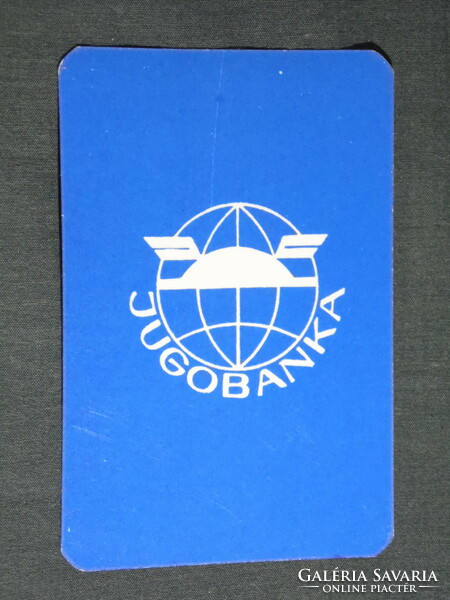 Card calendar, Yugoslavia, jugobanka, bank, 1974, (5)