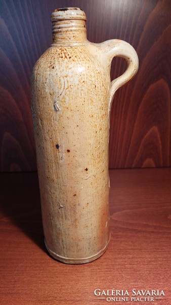 Old ceramic Nassau mineral water bottle