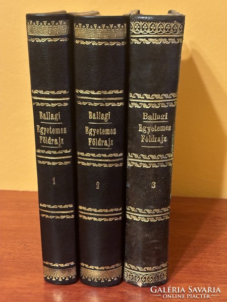 Ballagi: Egyetemes földrajz I., II., III.