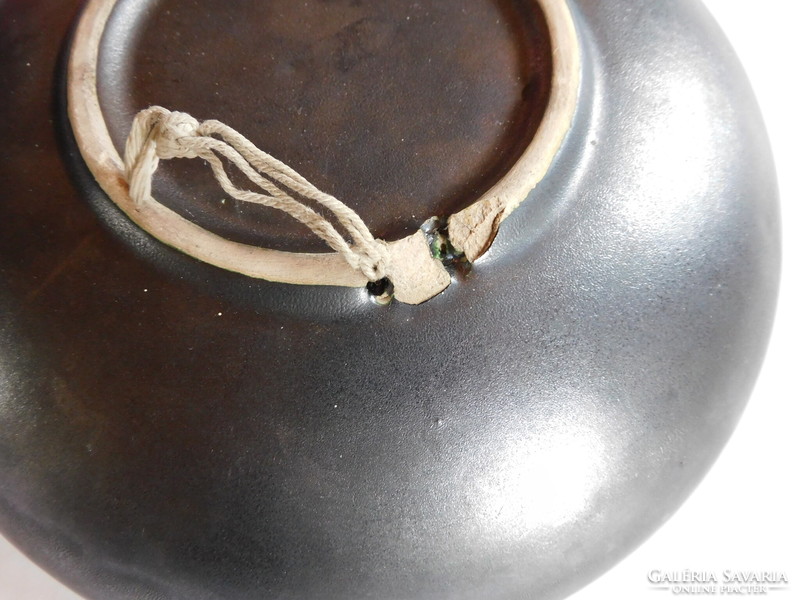 Bodrogkeresztúr retro ceramic bowl 22.5 Cm
