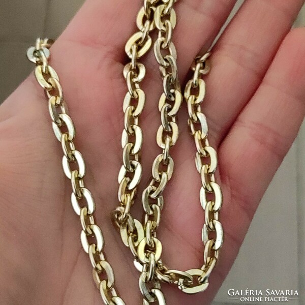 Nice new gold plated metal necklace 52cm