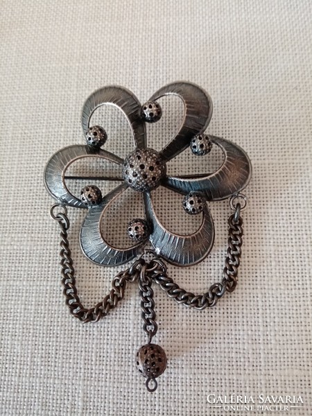 Antique craftsman goldsmith brooch / pin