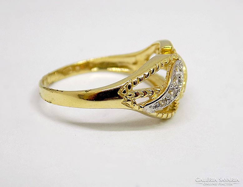 Arany köves gyűrű (Zal-aU122921)