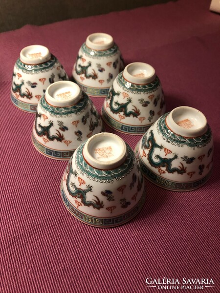 Chinese porcelain rice bowl, 6 pcs