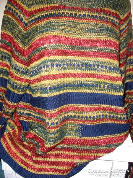 Thicker knitted sweater, large size