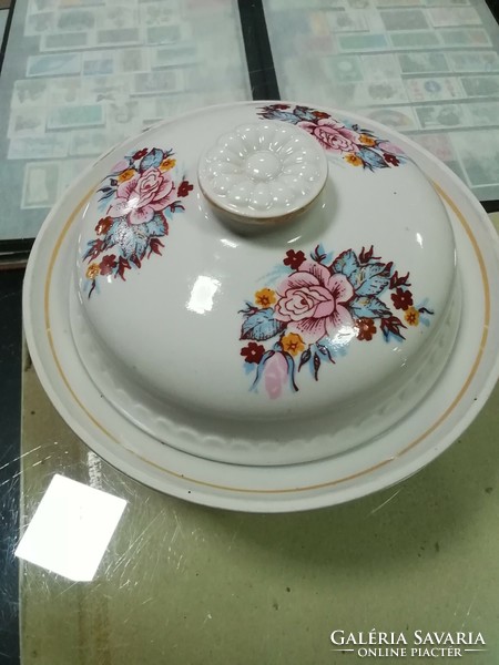 Porcelain butter holder