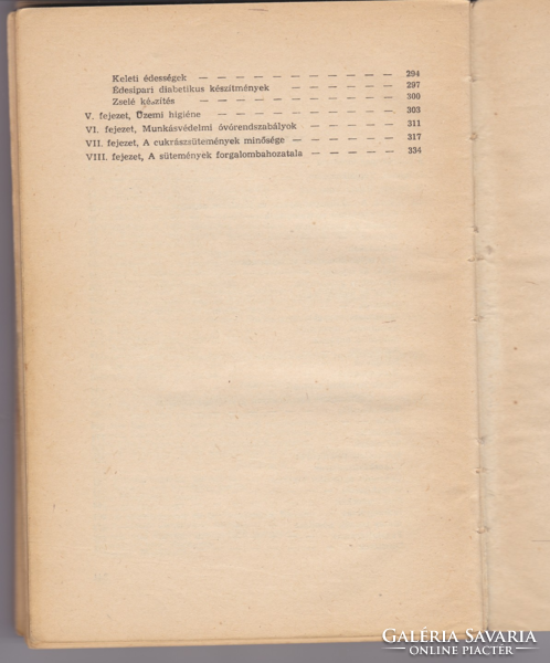 Ravasz László: Cukrászipari Technológia - könyv 1963-ból