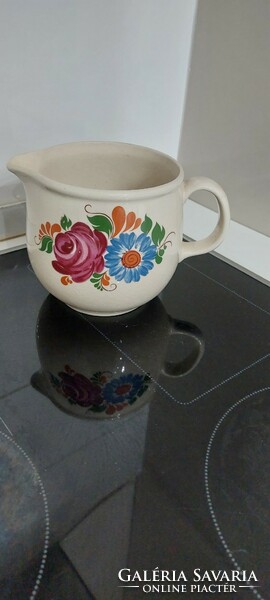 Gdr large mug with flower pattern