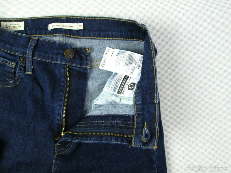 EREDETI LEVIS MILE HIGH SUPER SKINNY (W26 / L30) NŐI SZTRECCSES FARMERNADRÁG